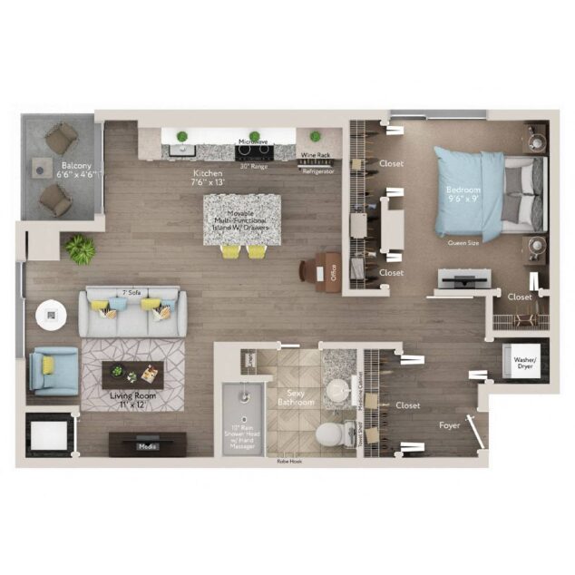 1 bedroom apartment for rent