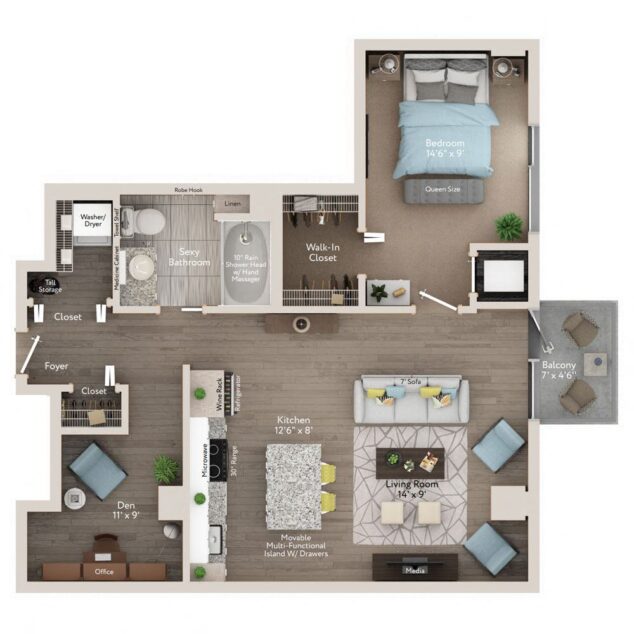 1 bedroom apartment for rent