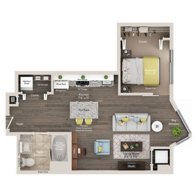 1 bedroom apartment for rent