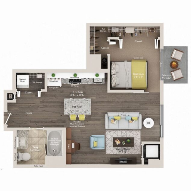 1 bedroom apartment for rent