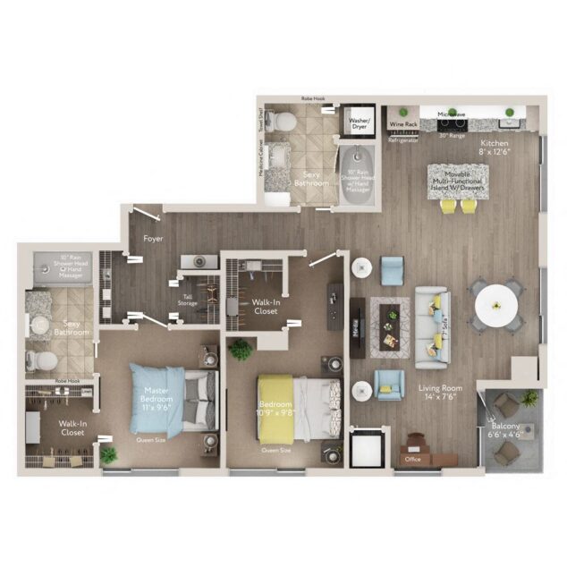 2 bedroom apartment for rent