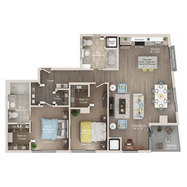 2 bedroom apartment for rent