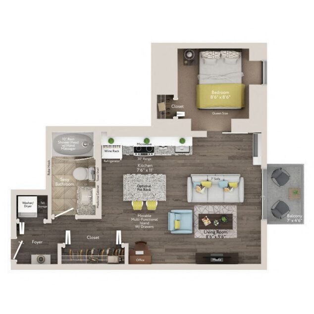 1 bedroom apartment for rent