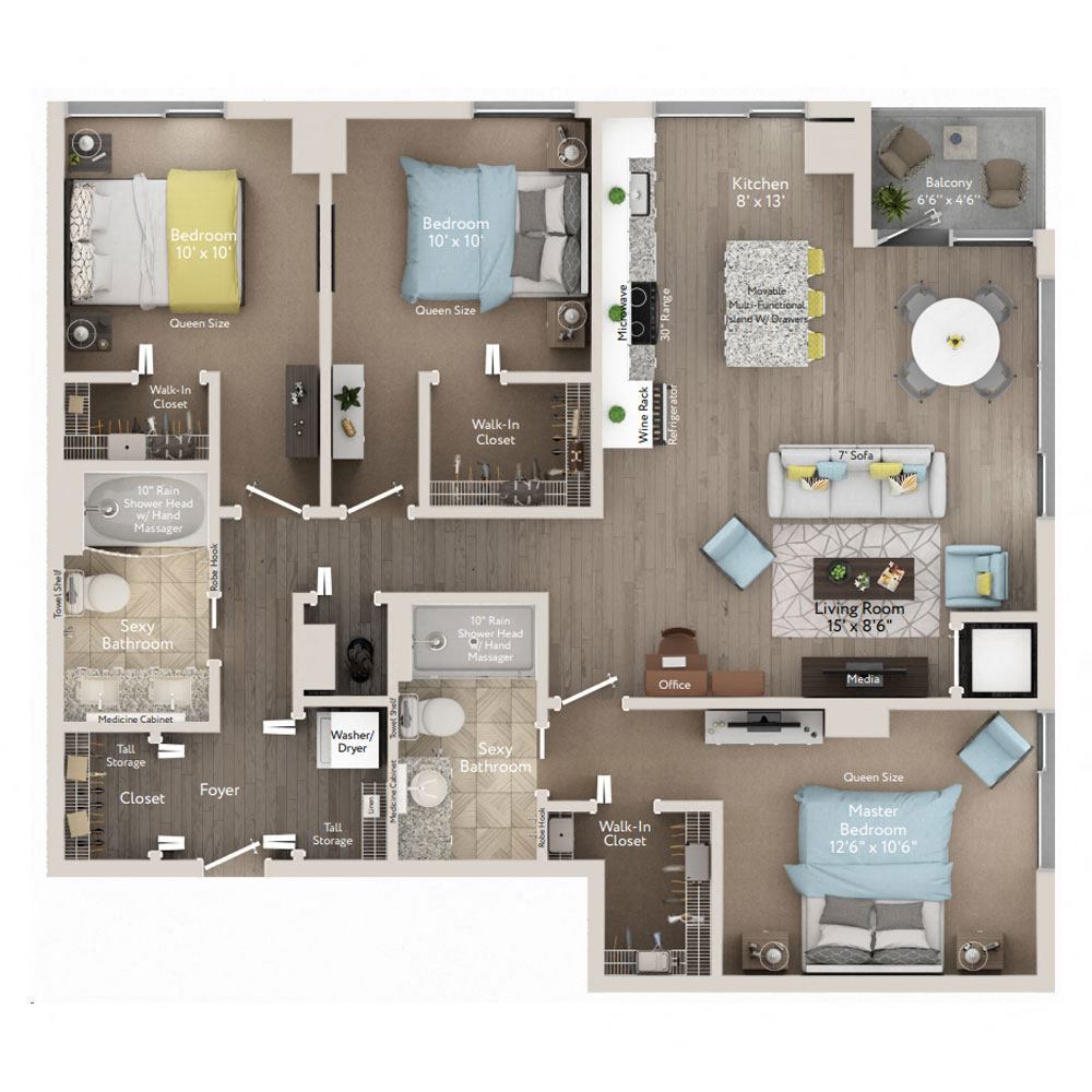 3 bedroom apartment for rent