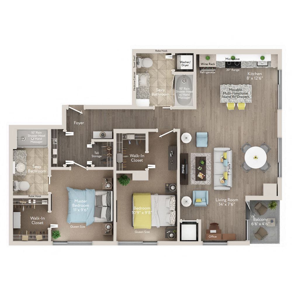 2 bedroom apartment for rent