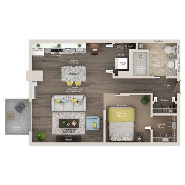 1 bedroom apartment for rent
