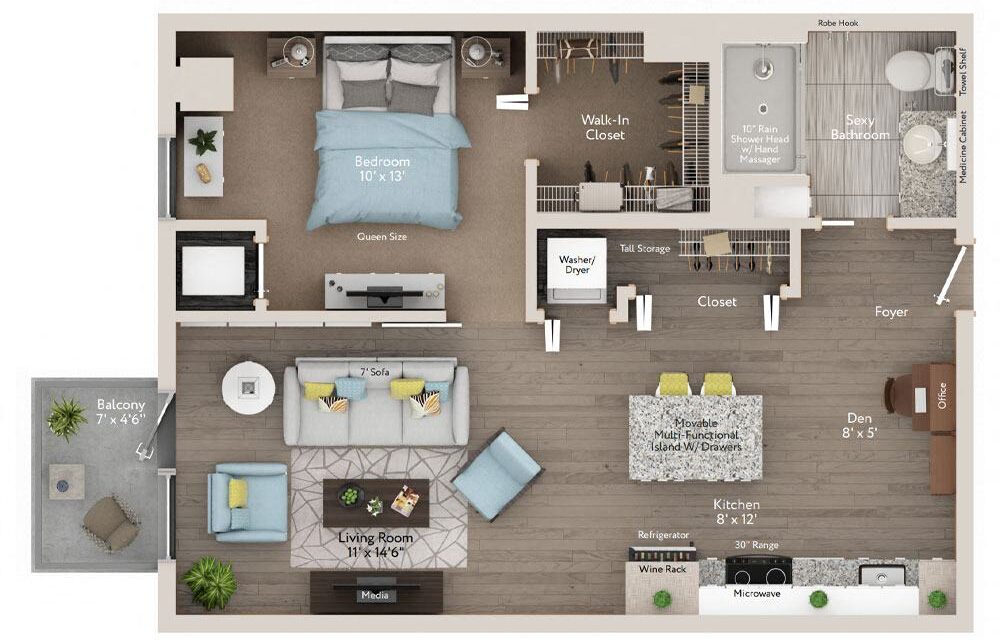 A1PH 1 Bed