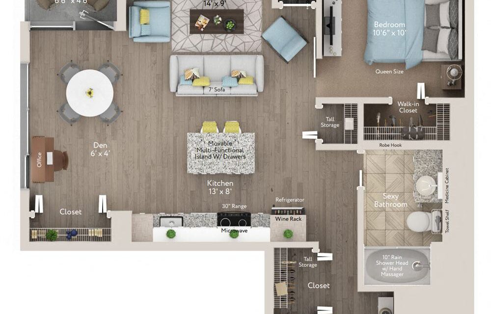 A6PH 1 Bed